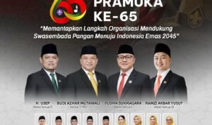 DPRD Kabupaten Sukabumi Semangat Pramuka Menuju Indonesia Emas 2045